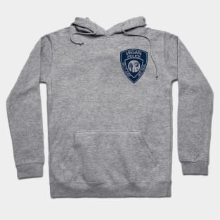 Vegan Police Badge Hoodie